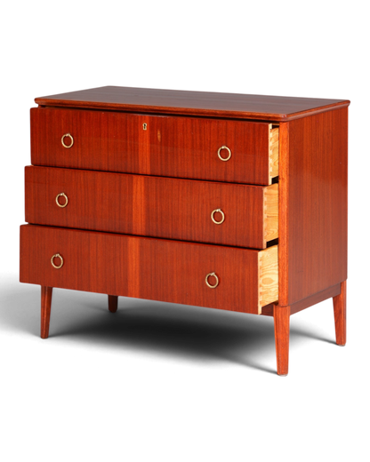 Stilvolle Mid Century Kommode Vintage Sideboard 60s Schubladenkommode Wäschekommode