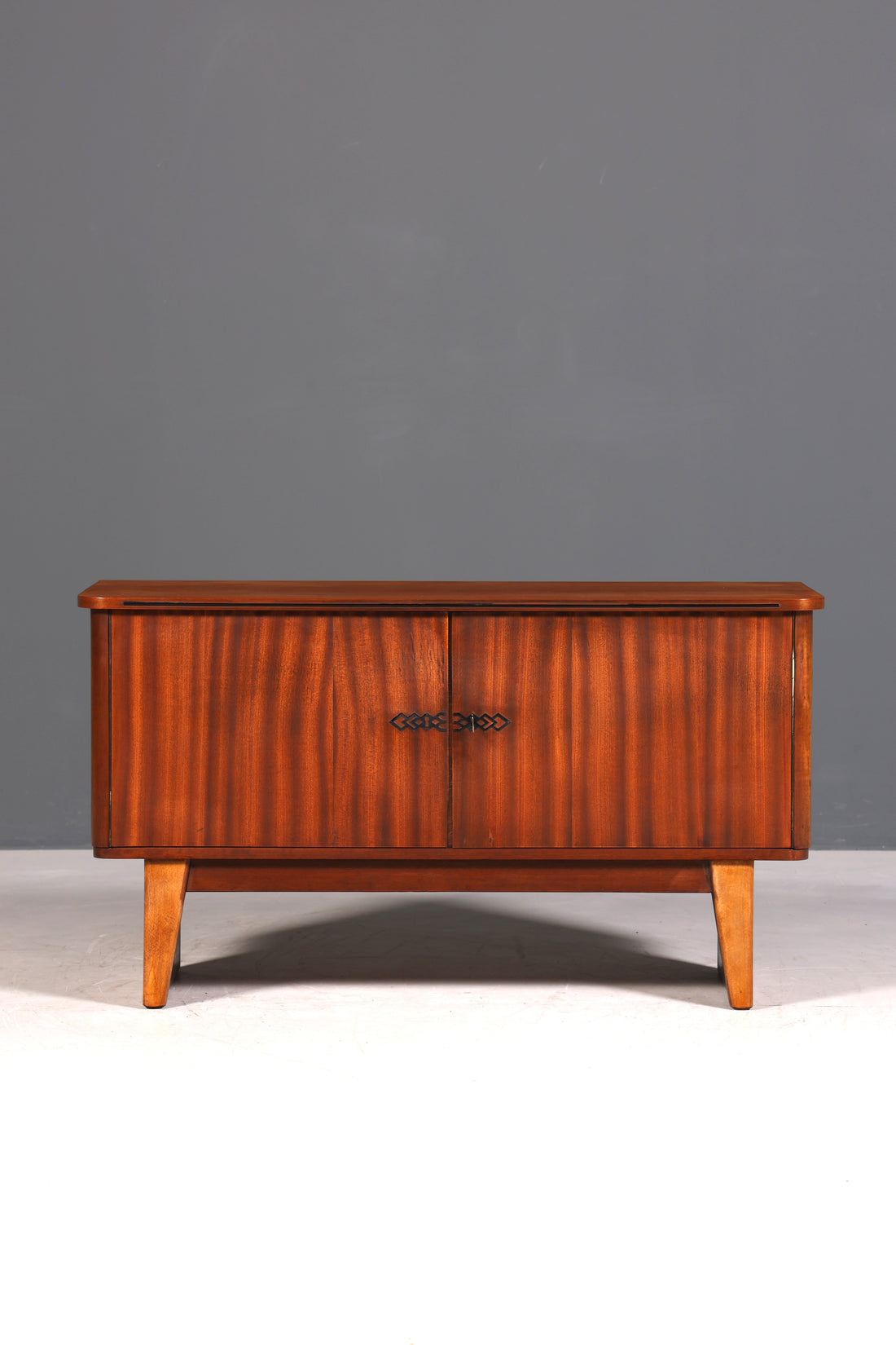 F950 Finish cm Wunderschöne Mid Century Kommode Vintage Schrank Retro Flur Kommode 60s Regal Sideboard