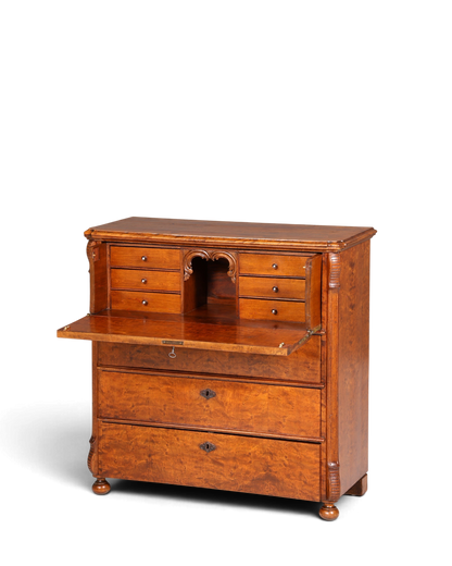 Wunderschöner Louis Philippe Sekretär um 1880 Gründerzeit Antik Schrank Schreibtisch