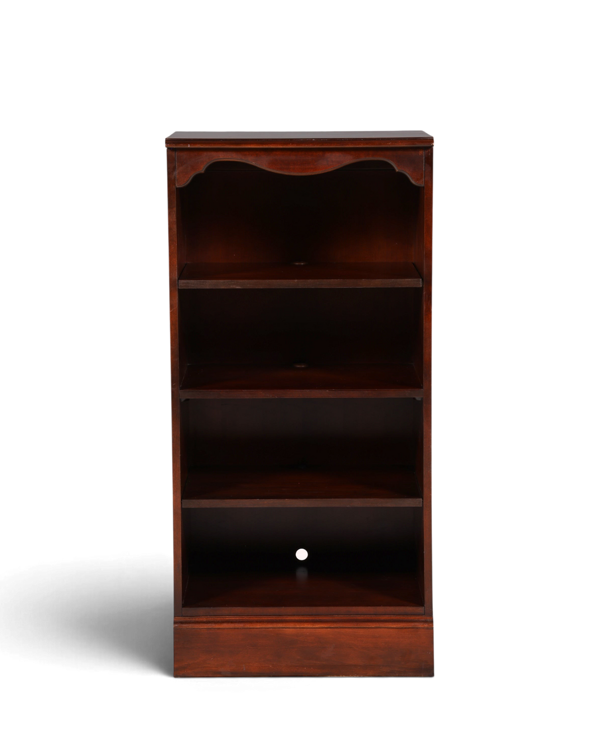 Hauptstadt Möblerei Drexel Heritage Bücherregal aus massivem dunklem Holz mit höhenverstellbaren Regalböden