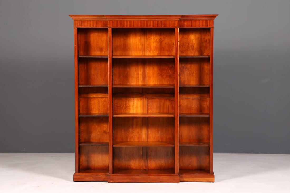 Wunderschönes Englisches Bücherregal Antik Regal Standregal Bookshelf Buchablage echt Holz