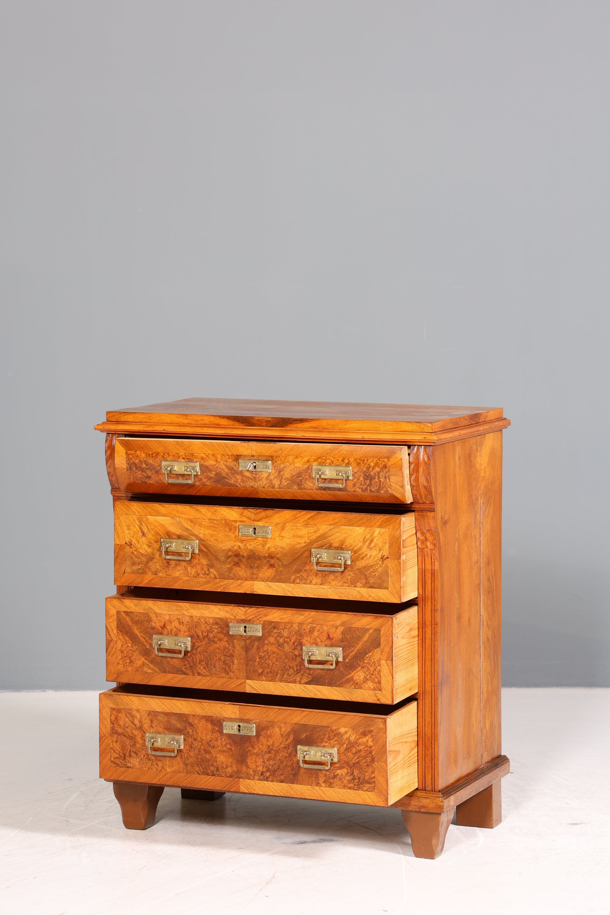 Edle Gründerzeit Kommode Jugendstil Schubladenkommode Antik Wäschekommode