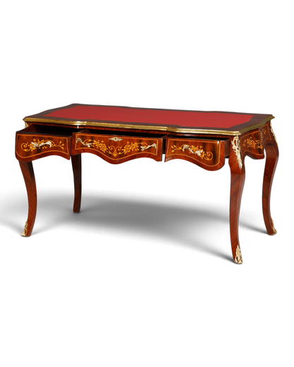 Prächtiger Louis XV Stil Schreibtisch French Desk Antik Stil Bürotisch