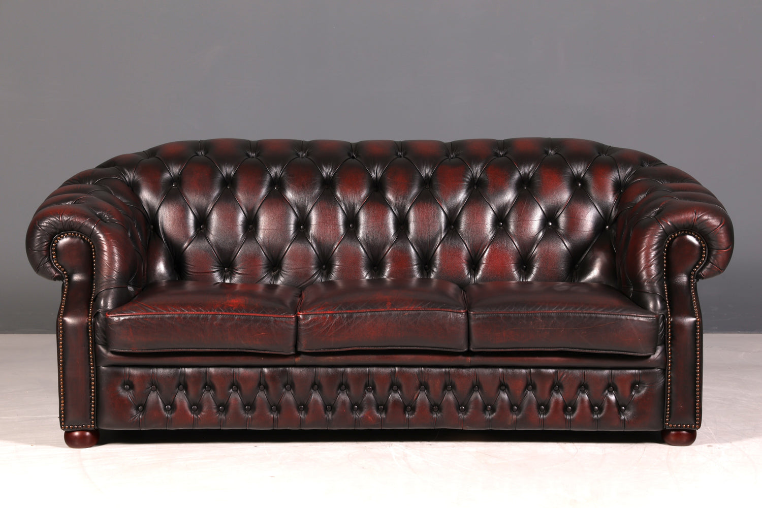 G548 Finish cm Wunderschönes Original Chesterfield Centurion Sofa 3- Sitzer echt Leder Couch (Kopie)