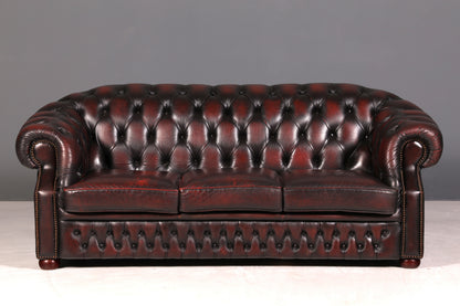 G548 Finish cm Wunderschönes Original Chesterfield Centurion Sofa 3- Sitzer echt Leder Couch (Kopie)
