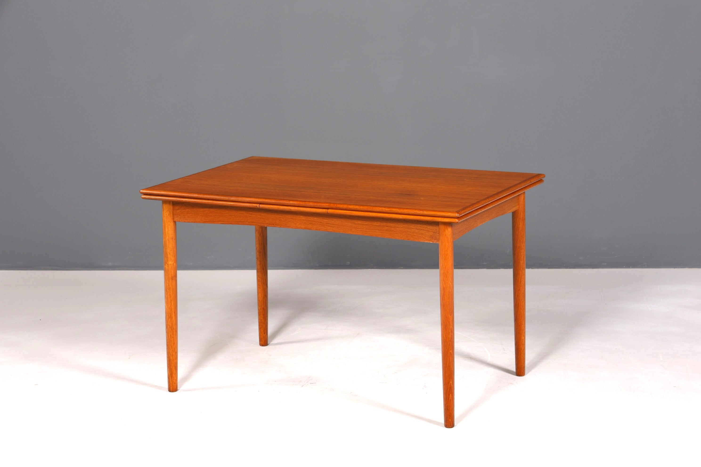 F903 Finish cm Traumhafter Mid Century Esstisch ausziehbarer Danish Design Teak Holz Küchentisch Esszimmer Tisch