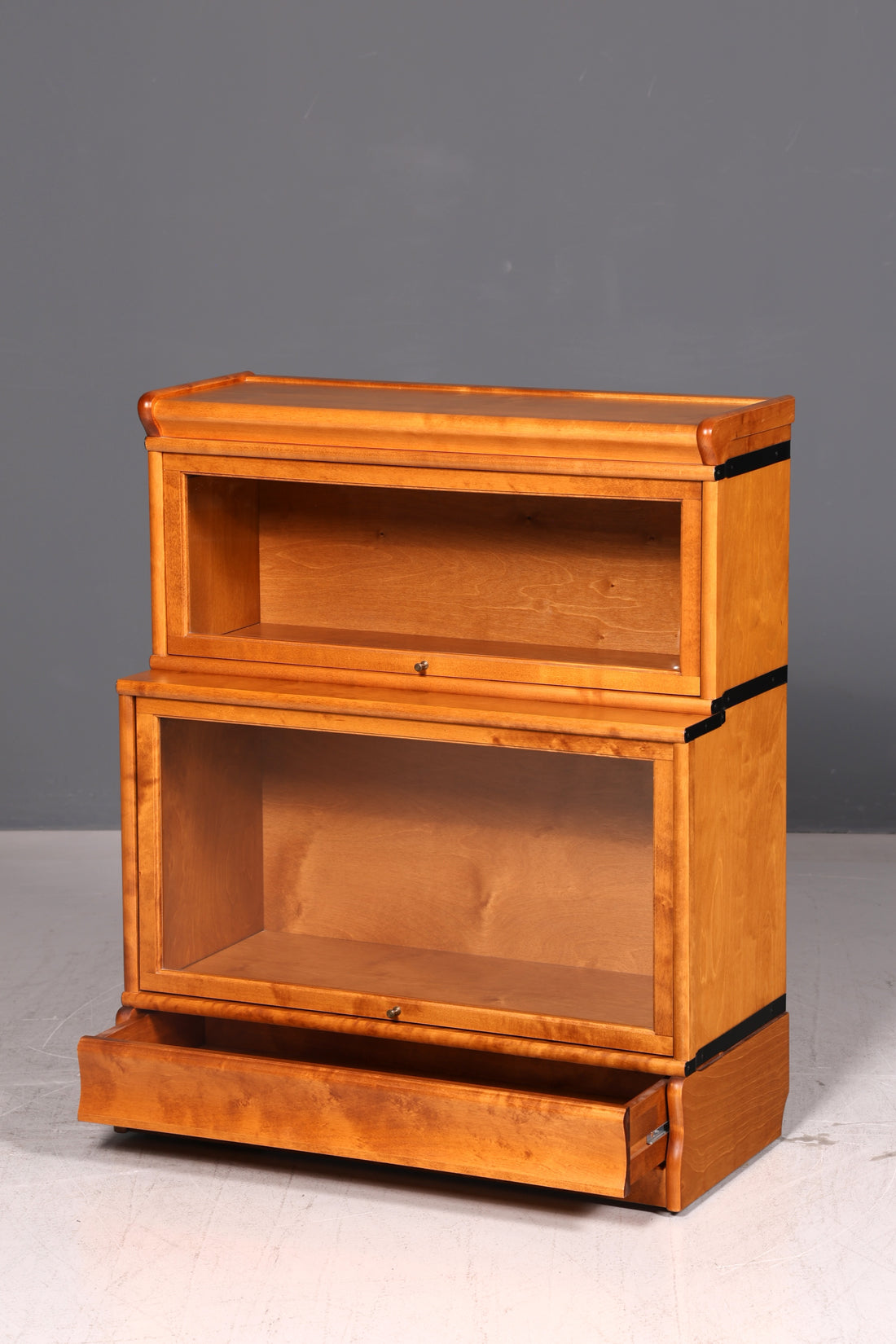 Elegant Globe Wernicke-style bookcase, Boknäs modular display cabinet, shelving unit, cabinet, library book storage