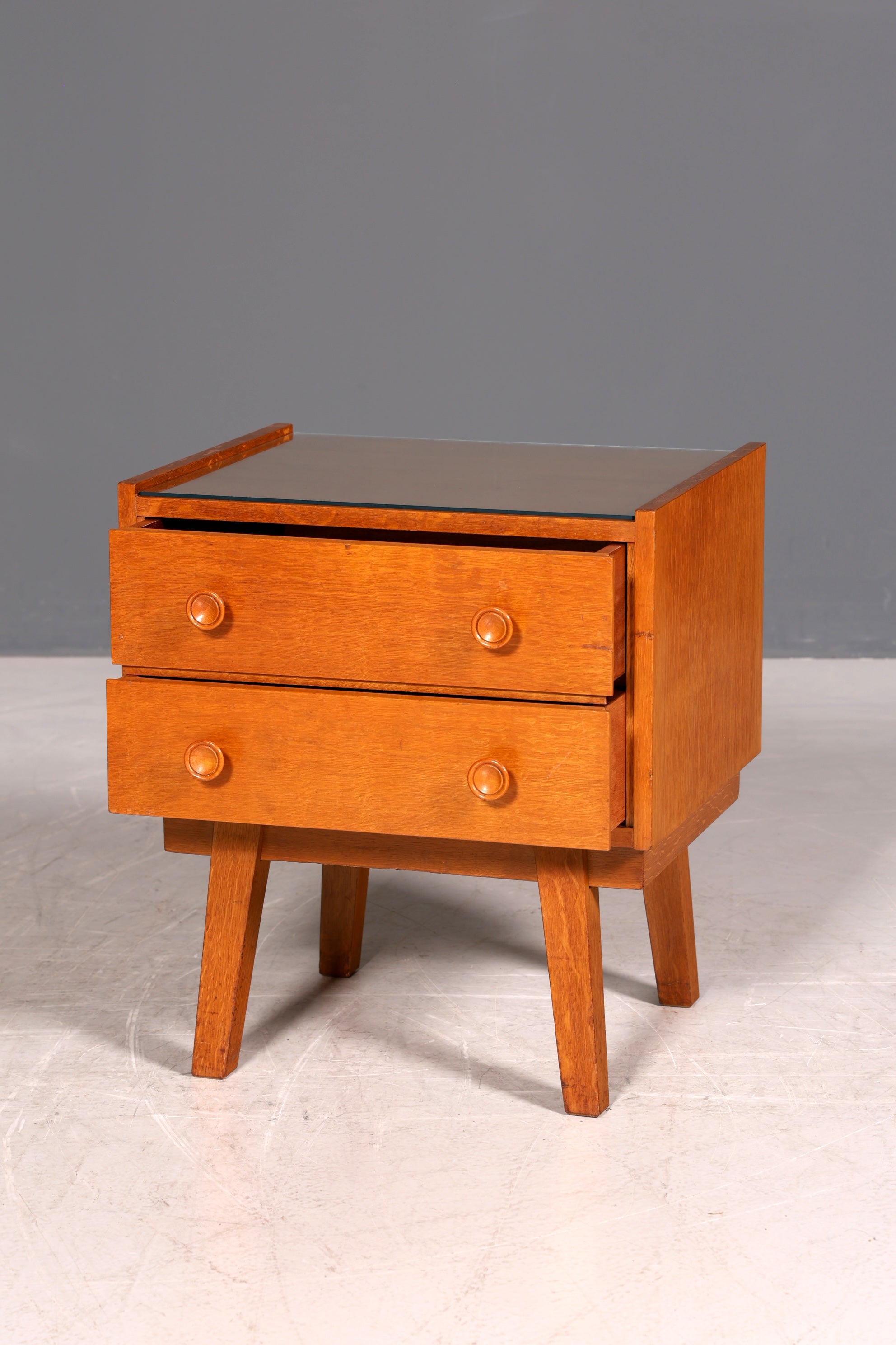 G253 Finish Wunderschöne Mid Century Kommode Vintage Nachttisch 60s Schubladenkommode (Kopie 2)