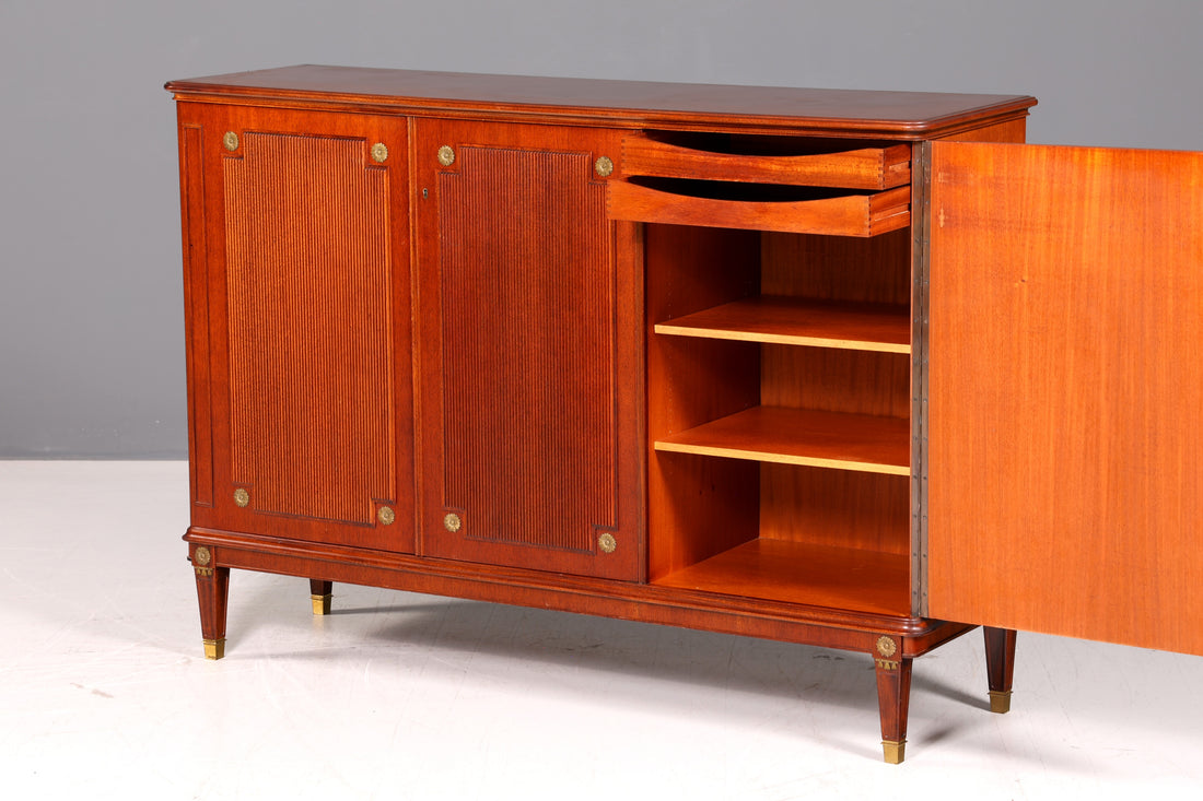 Beautiful Cabinet in Gustavian Style 60s Laundry Cabinet Vertiko Mid Century Filing Cabinet Chest of Drawers