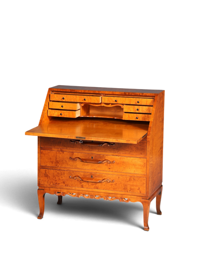 Wunderschöner Sekretär um 1930 Büro Kommode Kirschholz Sekretär Schreibtisch Kommode