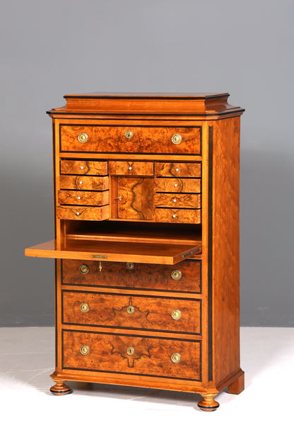 Traumhafter Louis Philippe Sekretär Vertiko Biedermeier Kommode Schubladenkommode Chiffoniere