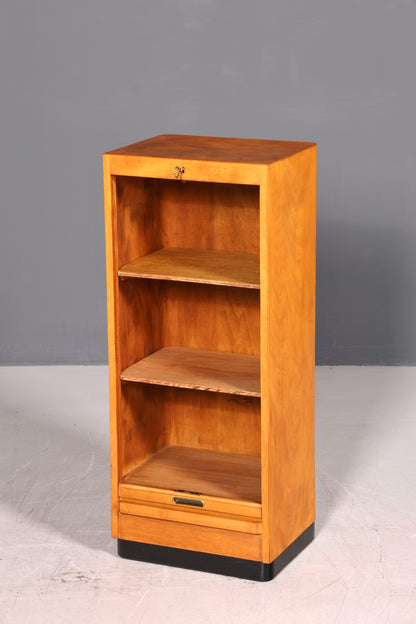 Wunderschöner Mid Century Rollladenschrank Bauhaus Aktenschrank Art Deco Büroschrank Apothekerschrank