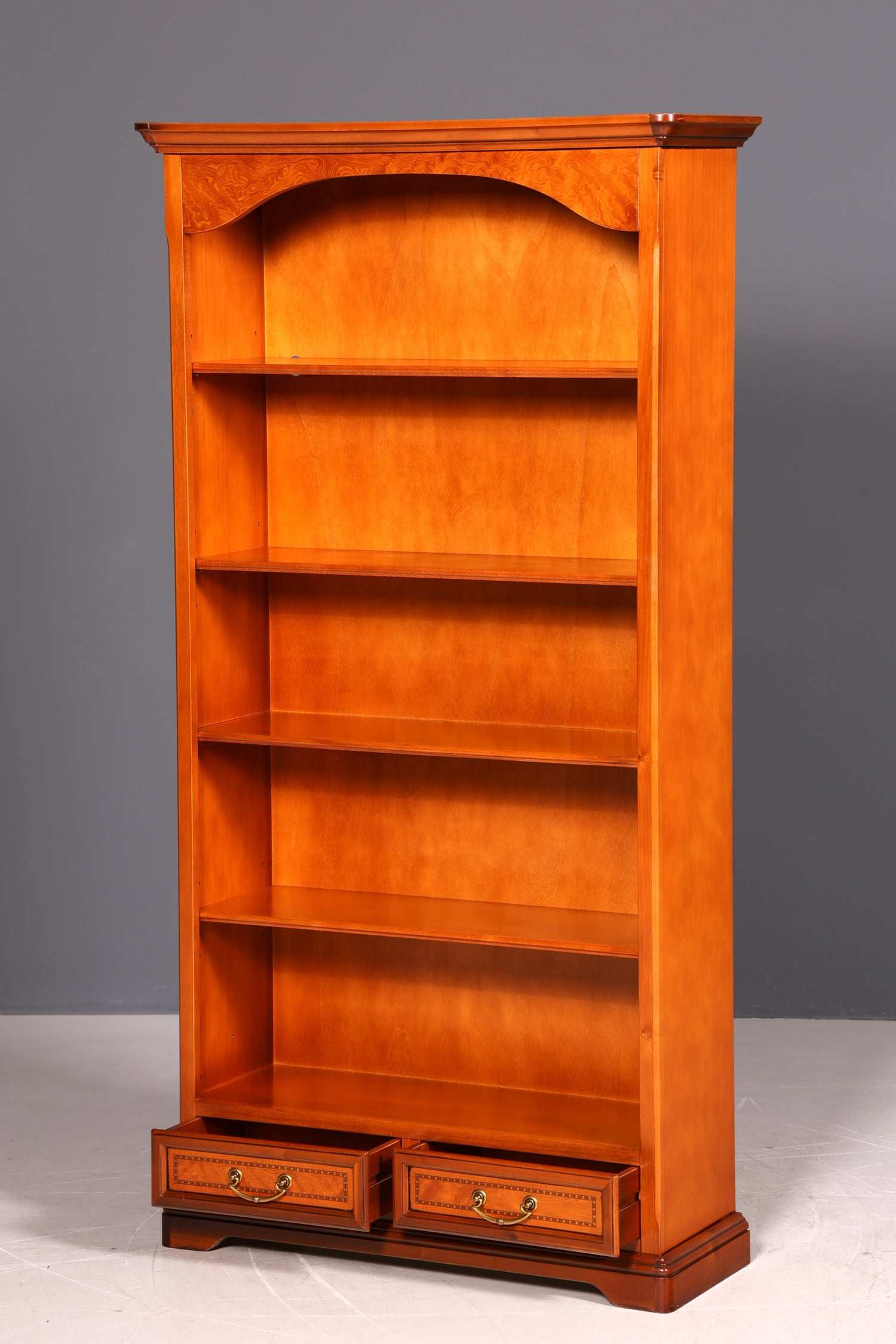 G423 Finish SELVA Wunderschönes Englisches Bücherregal Eibe Antik Regal Bookshelf Buchablage 60s (Kopie)