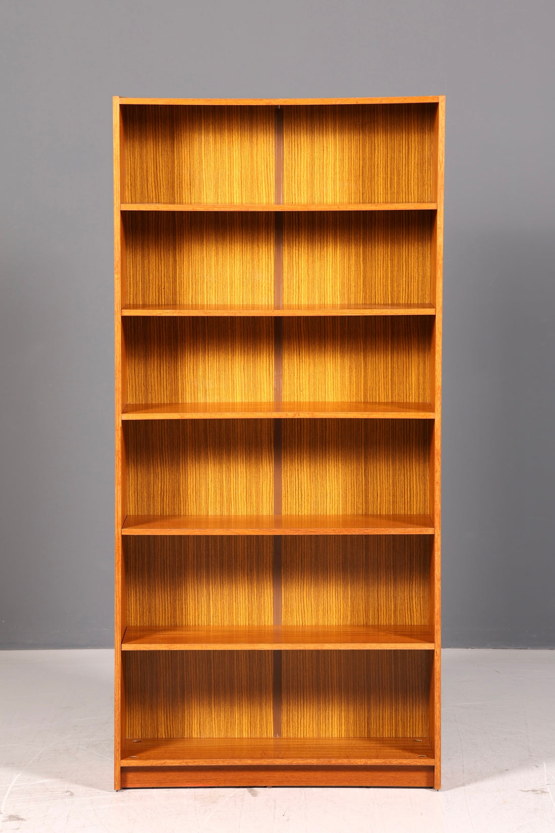 Schlichtes Mid Century Regal Vintage Bücherregal Schrank Buchablage Bookshelf 60s Holz