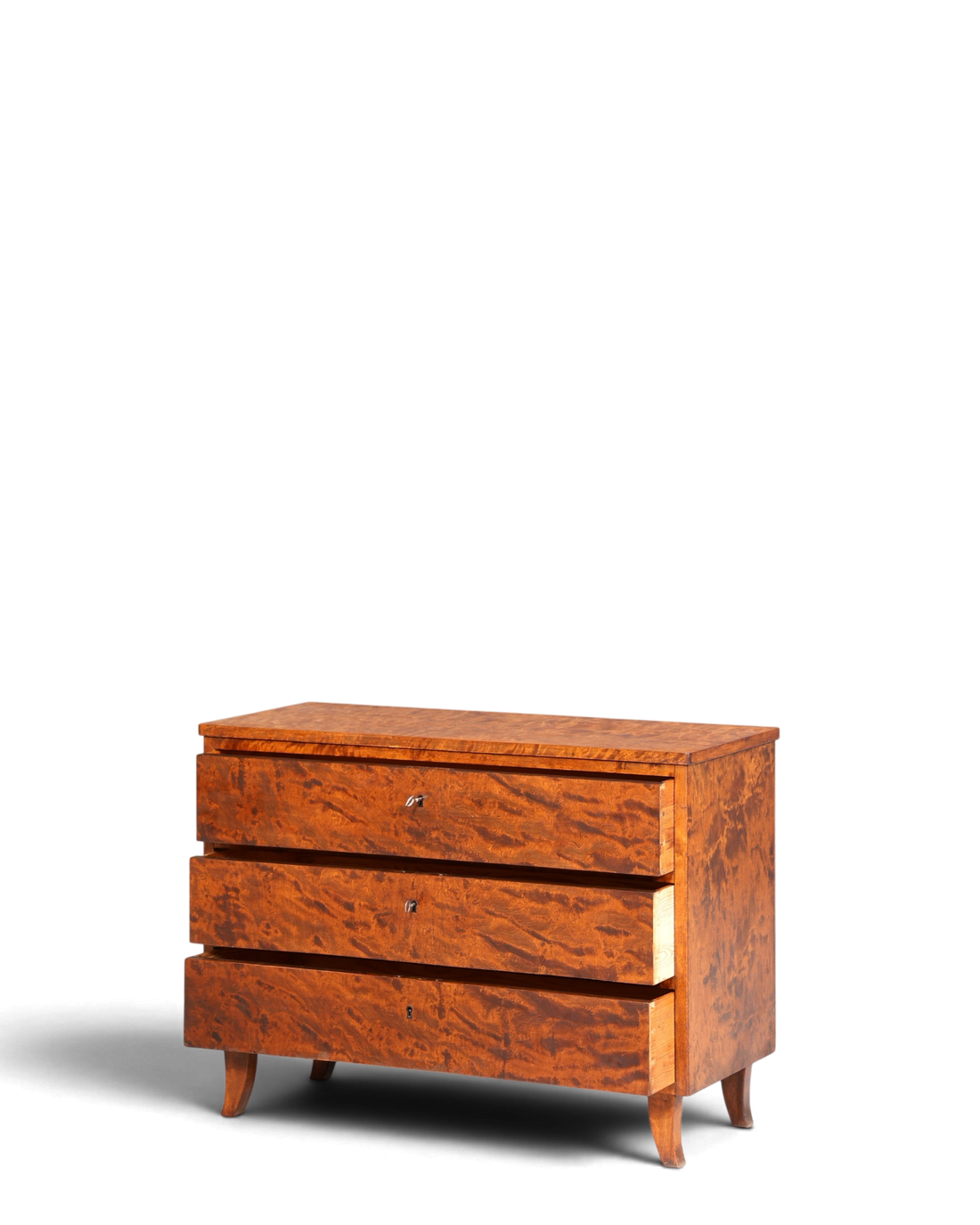 Stilvolle antike Kommode im Biedermeier Stil Schrank Schubladenkommode Wäschekommode