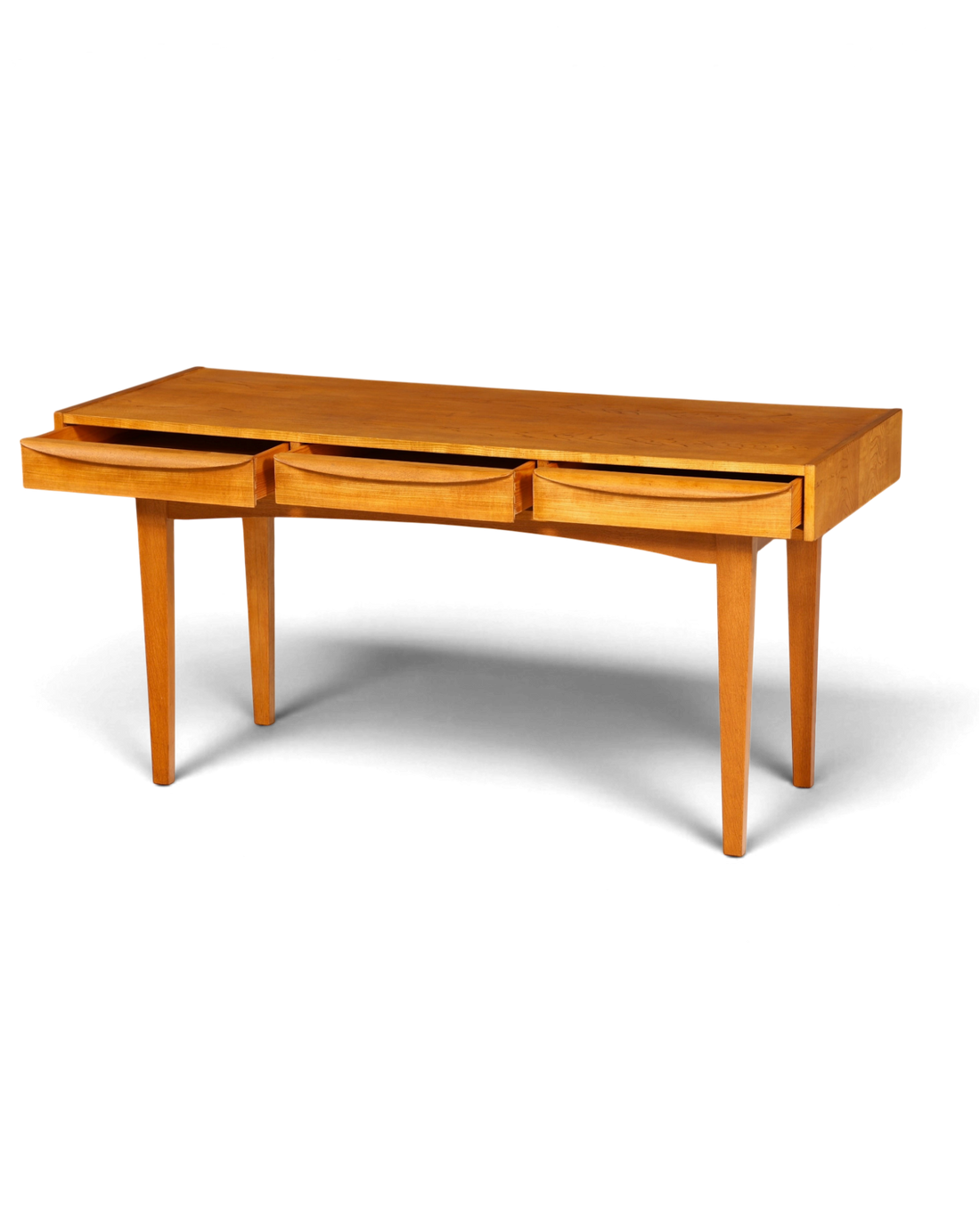 Original Hellerau Schreibtisch Modell 602 Mid Century Franz Ehrlich Design Bürotisch Vintage Desk