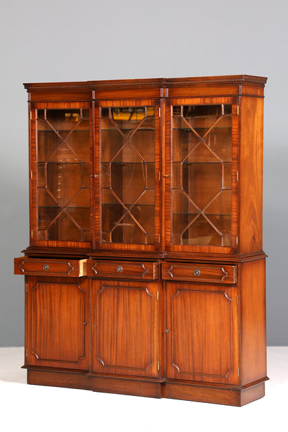 Wunderschöne Englische Vitrine Bibliothek Bücherschrank UK Buffet Schrank 60s Jahre