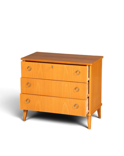 Schlichte Mid Century Kommode Vintage Flur Kommode 60s Schubladenkommode