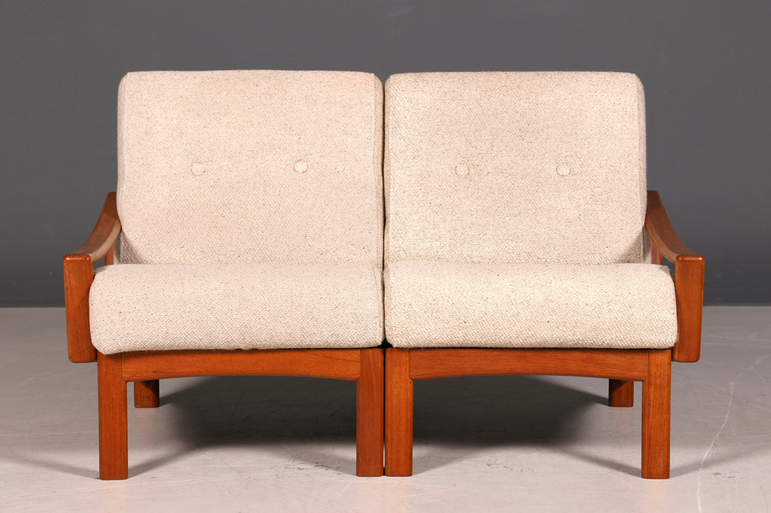 Wunderschönes Mid Century 2er Sofa Retro Couch Danish Design Polstersofa Vintage Canapé