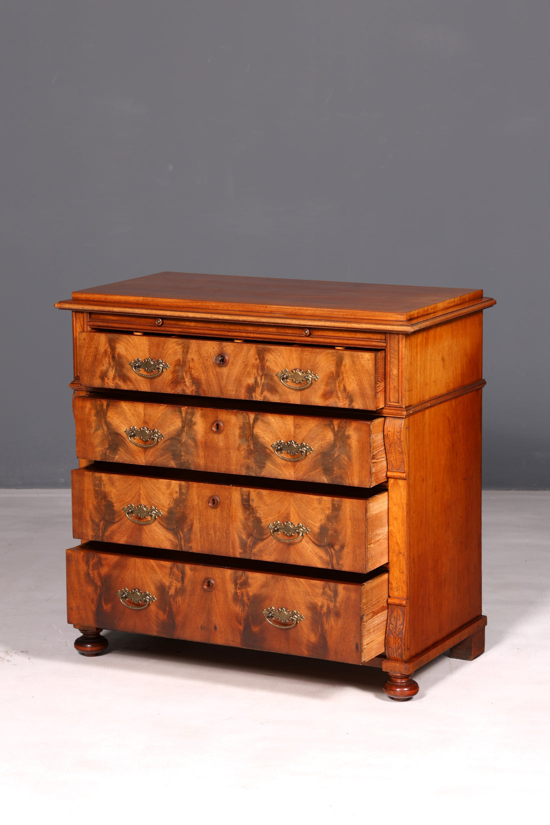 Wunderschöne Gründerzeit Louis Philippe Kommode Antik Sideboard Schubladenkommode Wäschekommode Massivholz
