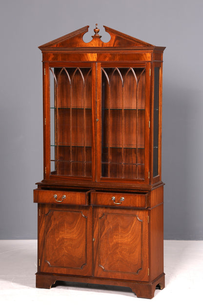 G471 Finish cm Wunderschöne Englische Vitrine Bibliothek Bücherschrank UK Buffet Schrank 60s Jahre (Kopie)