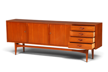 Beeindruckendes Original Heinrich Althoff Sideboard Teak Holz TV Kommode Vintage Schrank 60s