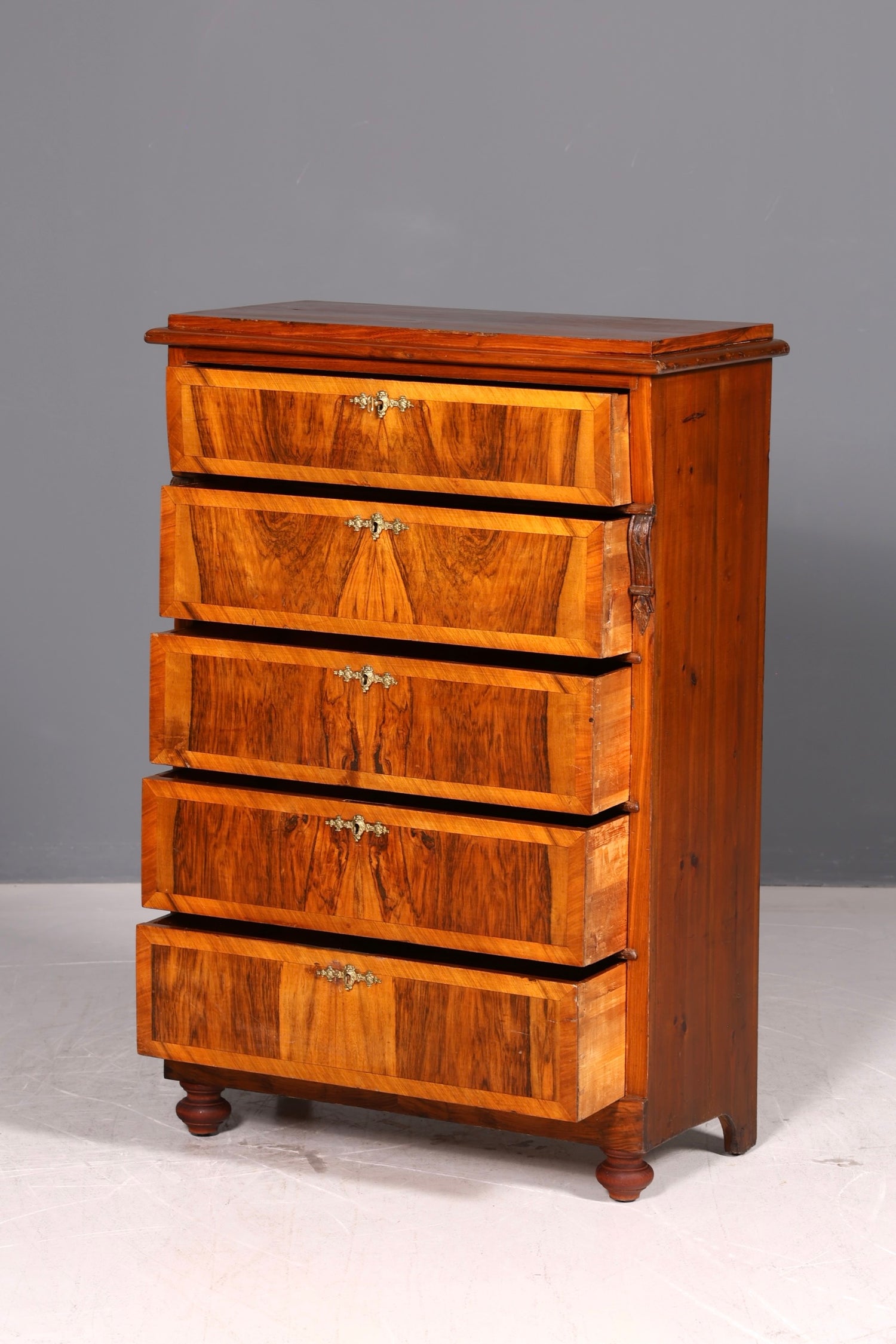 Wunderschöne Gründerzeit Kommode Jugendstil Vertiko Schubladenkommode Antik Wäschekommode Schrank Vintage