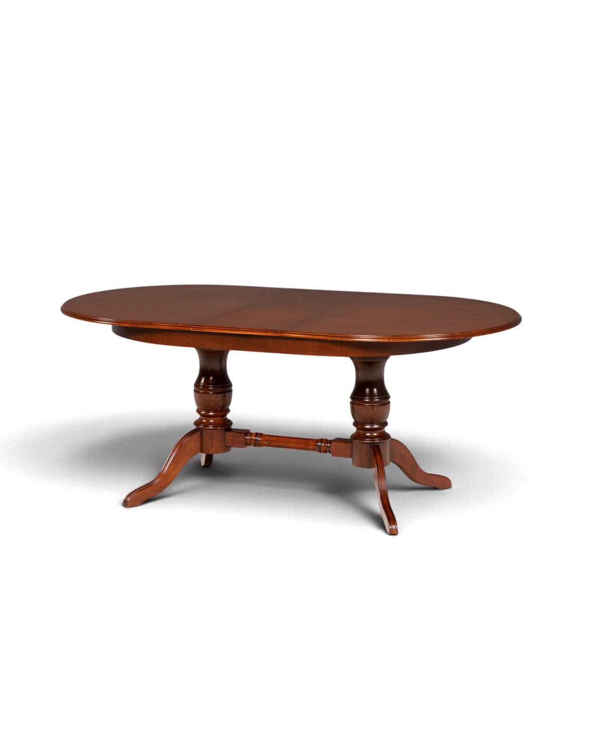 Hauptstadt Möblerei Heldense Esstisch aus Mahagoni im englischen Antik-Stil, ausziehbarer Vintage-Küchentisch