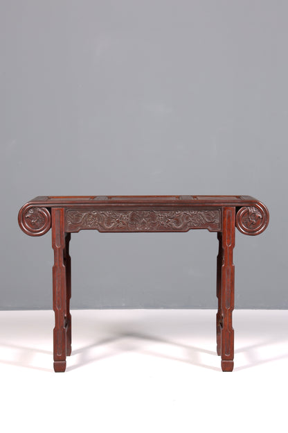 Traumhafte Chinesische Konsole China Tisch mit Asiatischen Motiven Ablagetisch Beistelltisch