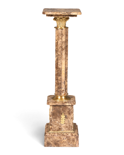 Wunderschöne Barock Stil Säule Louis XV Marmor Blumensäule Naturstein Sockel Ablage