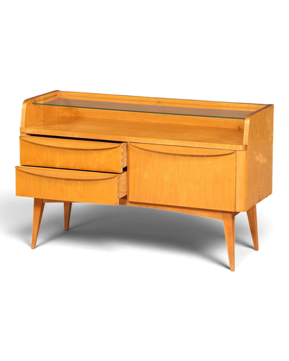 Original Hellerau Schrank Franz Ehrlich Mid Century Sideboard Lowboard DDR Design
