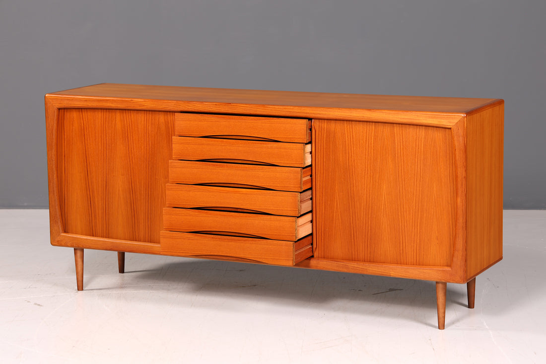 Original Dyrlund Cabinet Mid Century Sideboard Danish Design Teak Wood TV Cabinet 60s Buffet