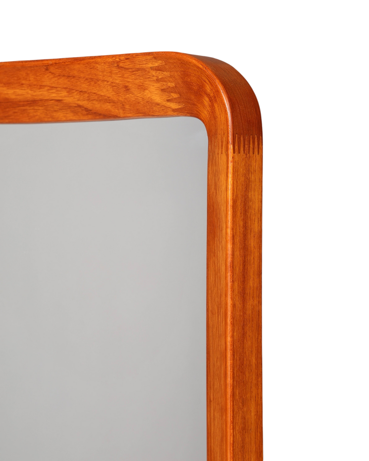 Wunderschöner Mid Century Spiegel Flur Wandspiegel Danish Design Spiegel Teak Holz Flurspiegel