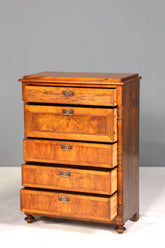 Traumhaftes Gründerzeit Vertiko Jugendstil Schrank Antik Highboard Kommode Schubladenkommode