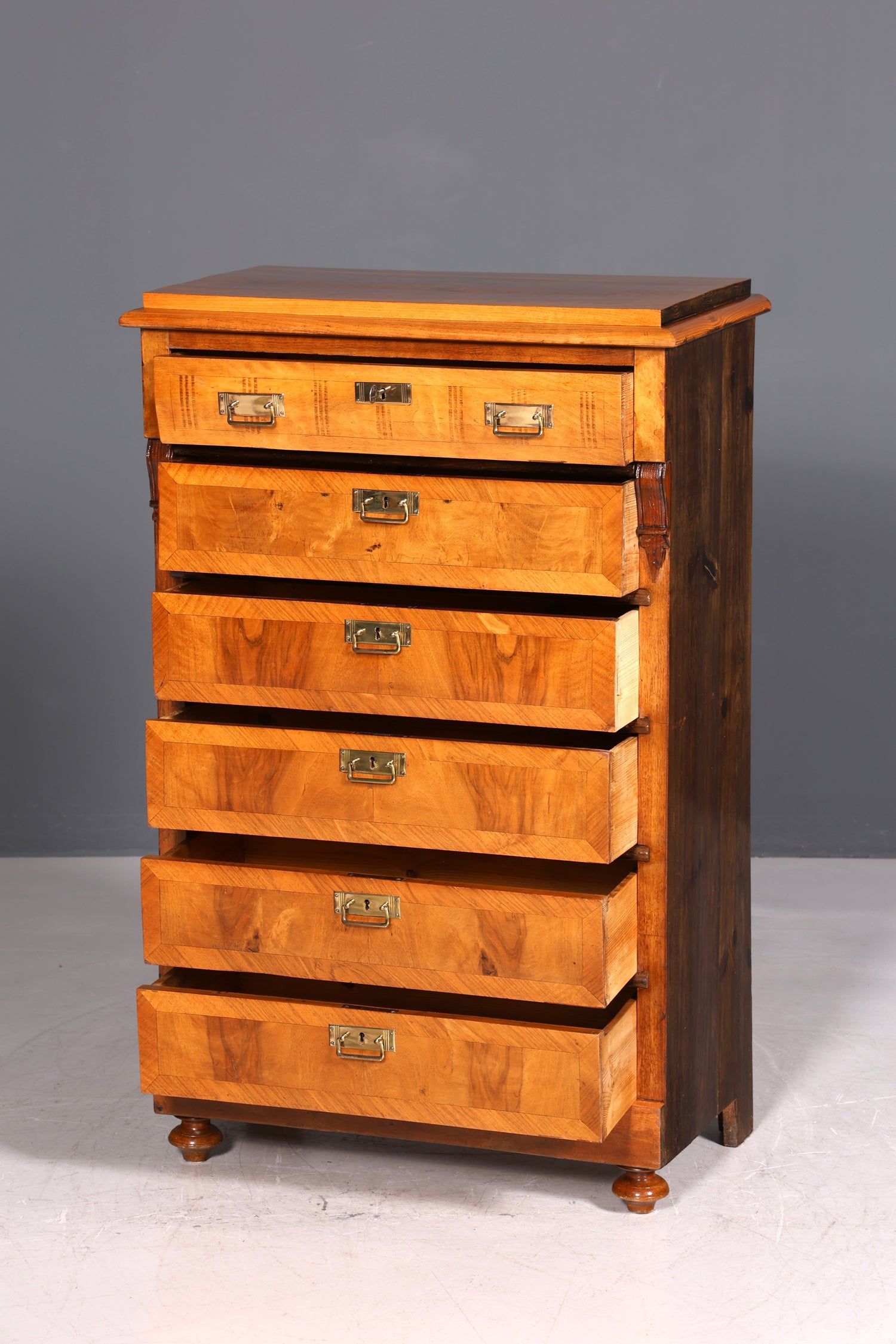 Wunderschöne Gründerzeit Kommode Jugendstil Vertiko Schubladenkommode Antik Wäschekommode