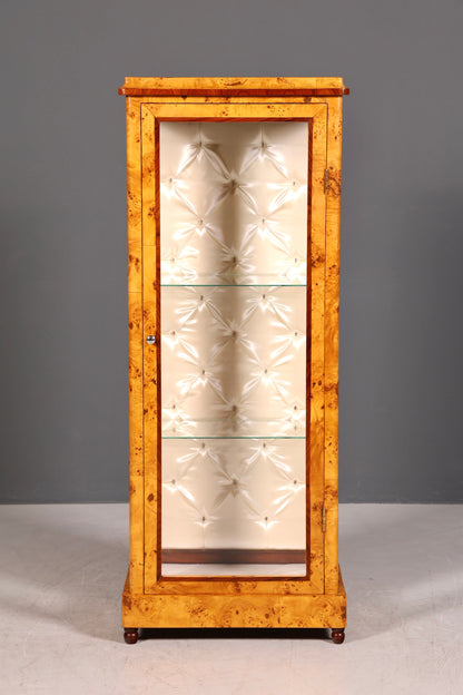 Beeindruckende Art Deco Design Vitrine Bücherregal Biedermeier Kult Regal Bookshelf Regal Glasschrank