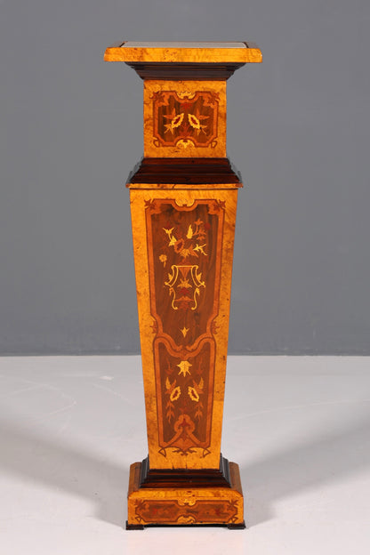 Traumhafte Barock Stil Säule Blumensäule Louis XV Naturstein Marmor Ablage Tisch