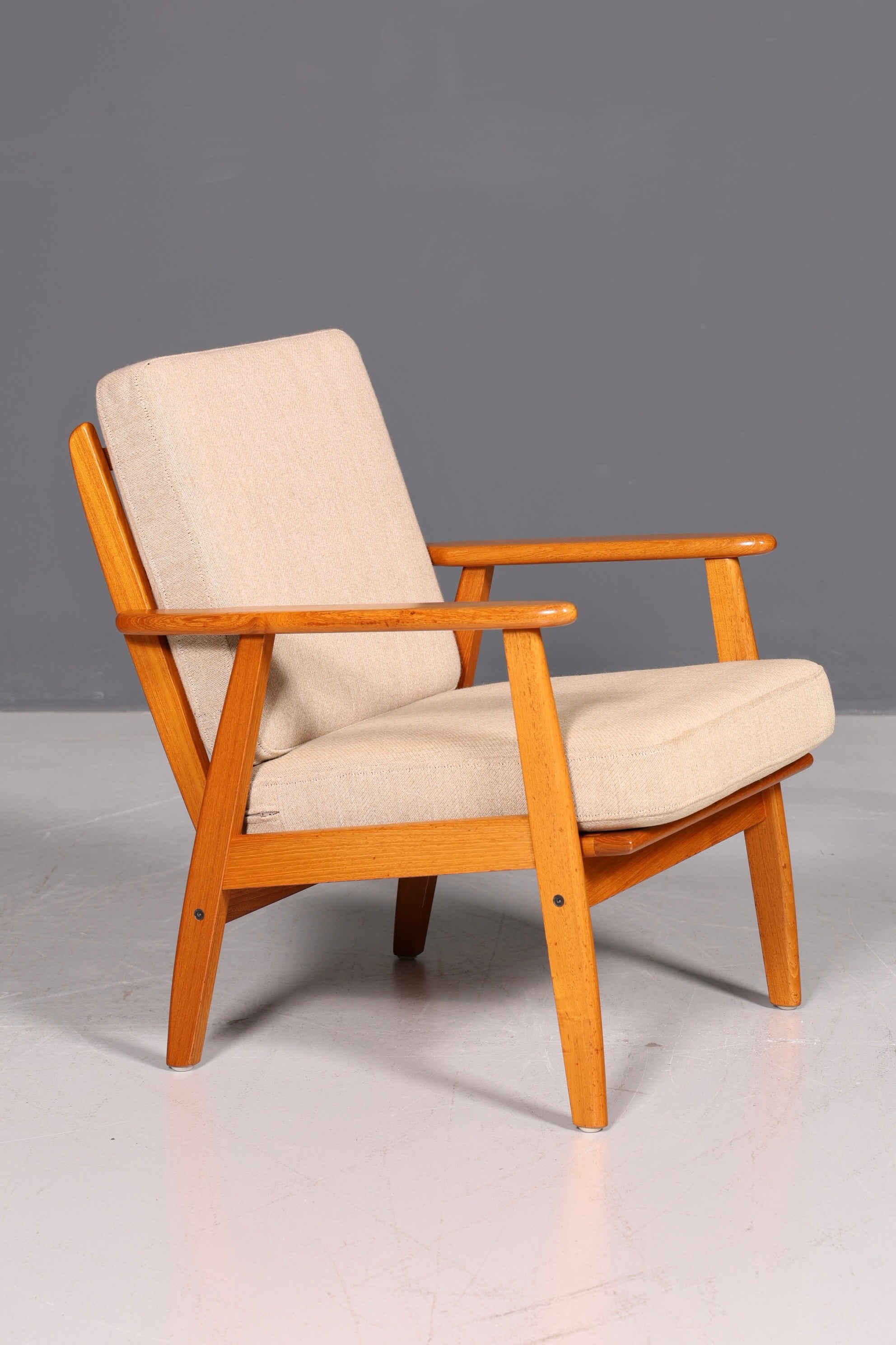 Wunderschöner Mid Century Sessel Made in Denmark Teak Holz Armlehnsessel 60s Designklassiker