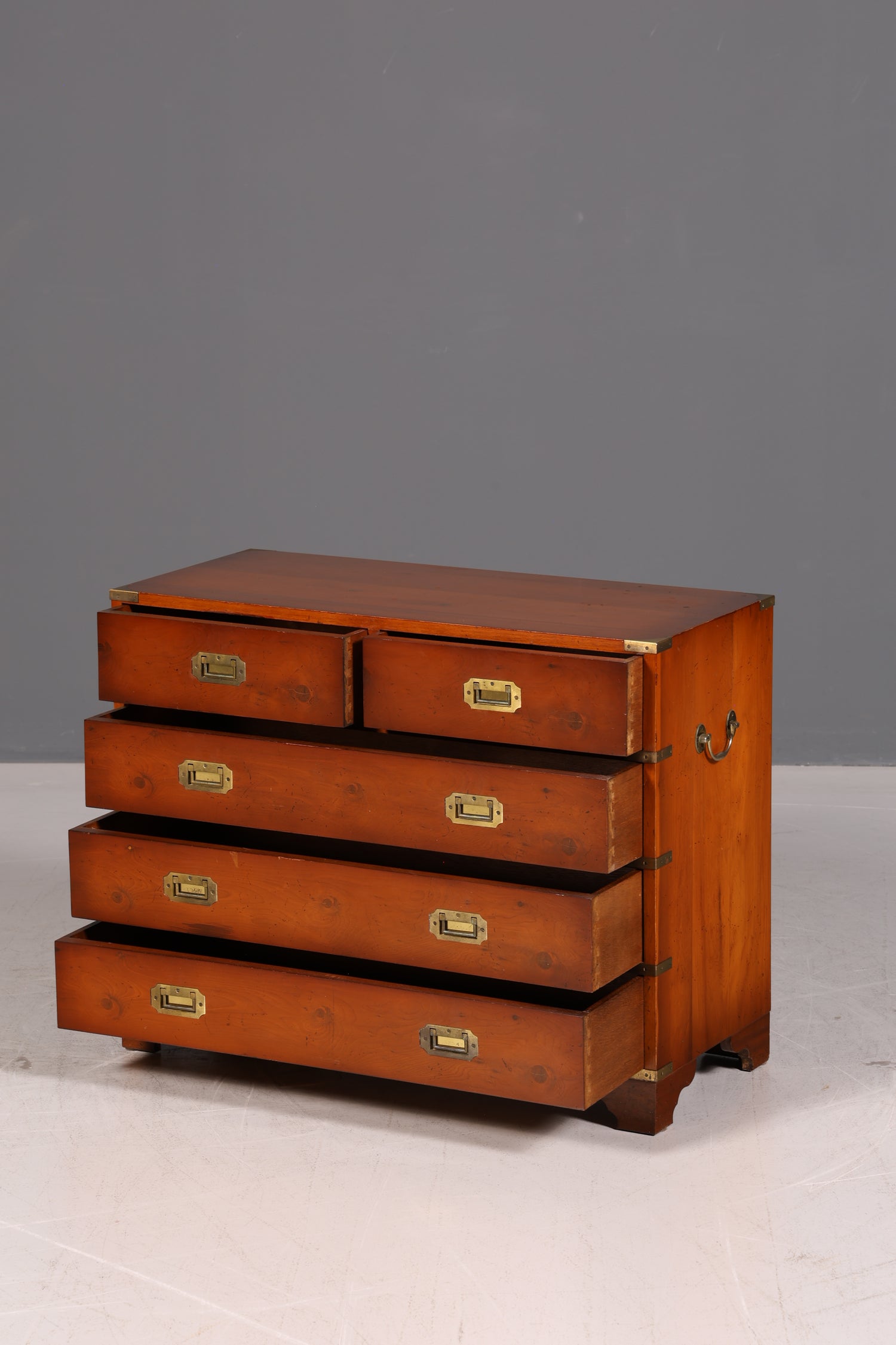 Traumhafte Maritime Kommode Military Chest Englisch Schiffskommode Schrank Kolonial Vintage