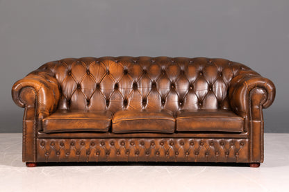 Wunderschönes Original Chesterfield Centurion Sofa 3- Sitzer echt Leder Couch
