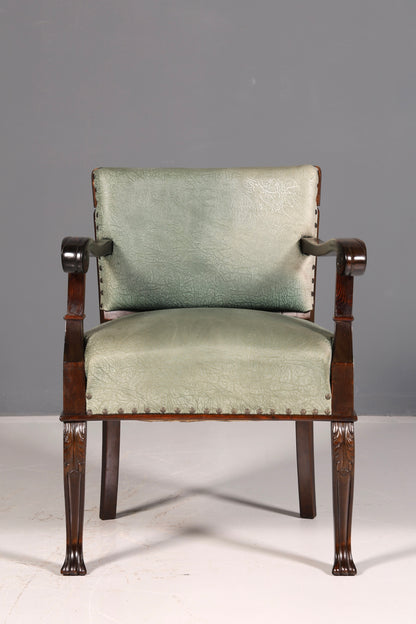 Beautiful Neo-Renaissance armchair from the Gründerzeit period, antique, circa 1910, suitable for a gentleman’s room