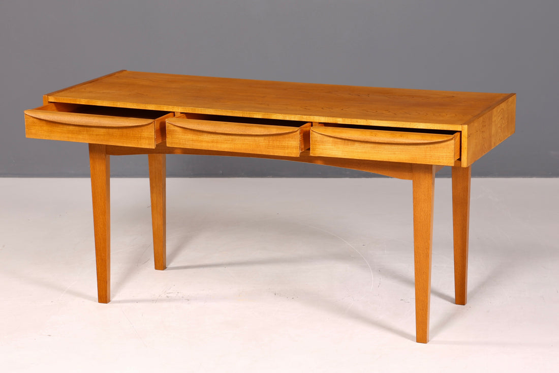 Original Hellerau Schreibtisch Modell 602 Mid Century Franz Ehrlich Design Bürotisch Vintage Desk