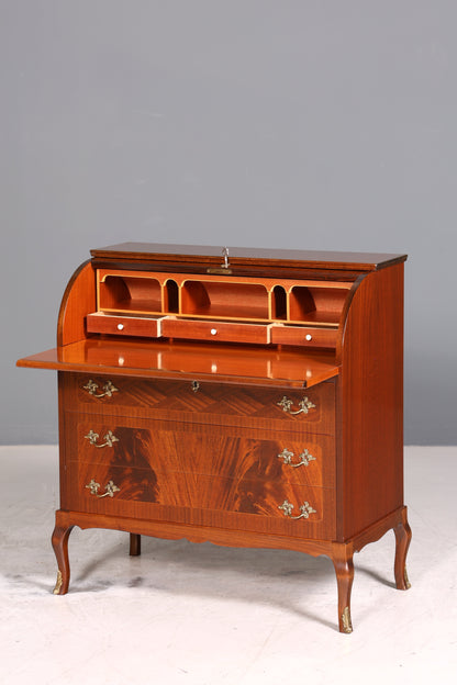 Stilvoller Rollladensekretär im Barock Stil Büro Kommode Sekretär Schreibkommode Schreibtisch