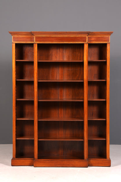 Traumhaftes Englisches XXL Bücherregal Antik Regal Bookshelf Buchablage 60s