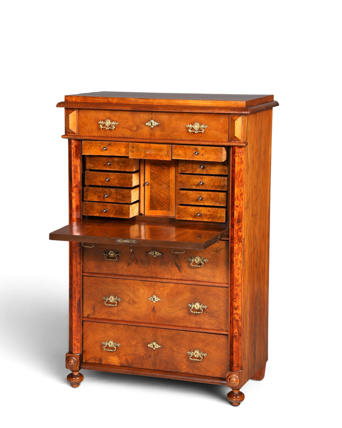 Wunderschöner Gründerzeit Sekretär Kommode Jugendstil Schubladenkommode Antik Vertiko
