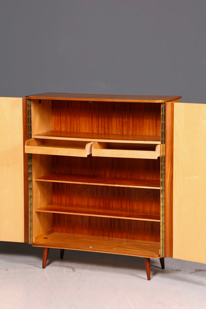 Wunderschöner Mid Century Schrank 60er Jahre Wäscheschrank Aktenschrank Kommode Vintage Holz