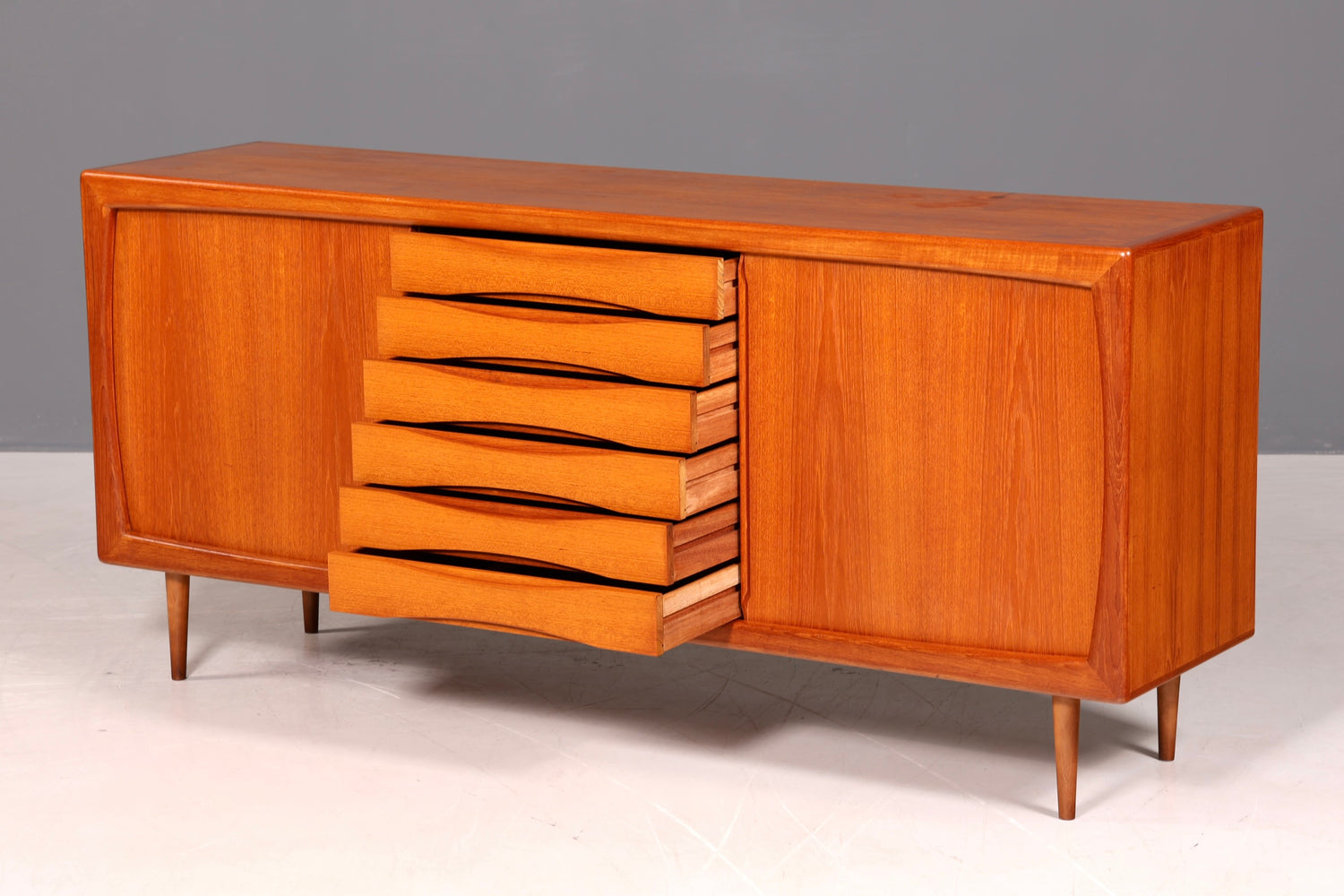 Edles Original Dyrlund Sideboard Mid Century Schrank Danish Design Teak Holz TV Schrank 60s Buffet
