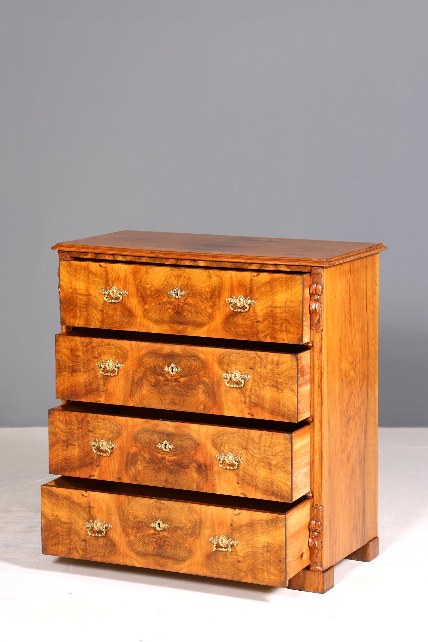 Traumhafte Louis Philippe Kommode Gründerzeit Schubladen Antik Kommode um 1880