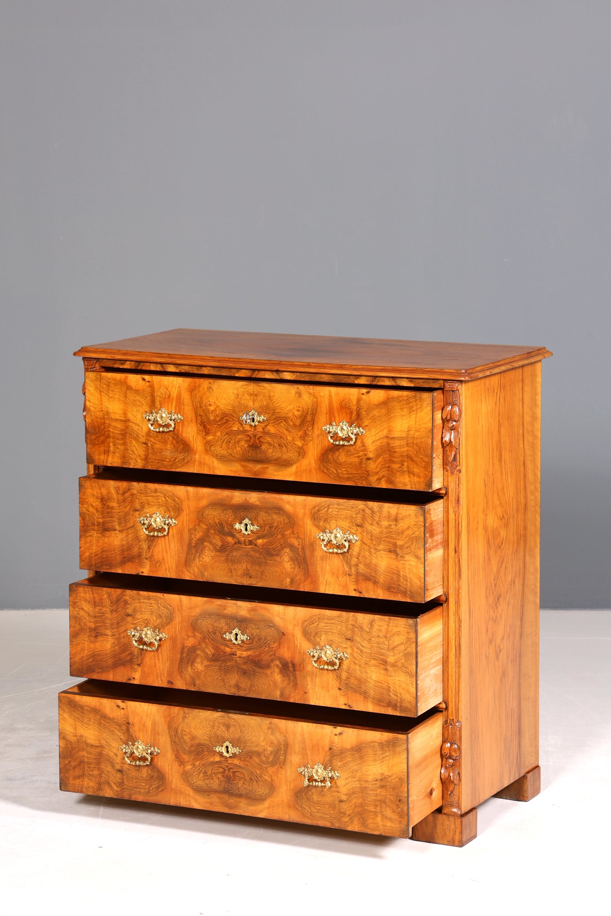 Traumhafte Louis Philippe Kommode Gründerzeit Schubladen Antik Kommode um 1880