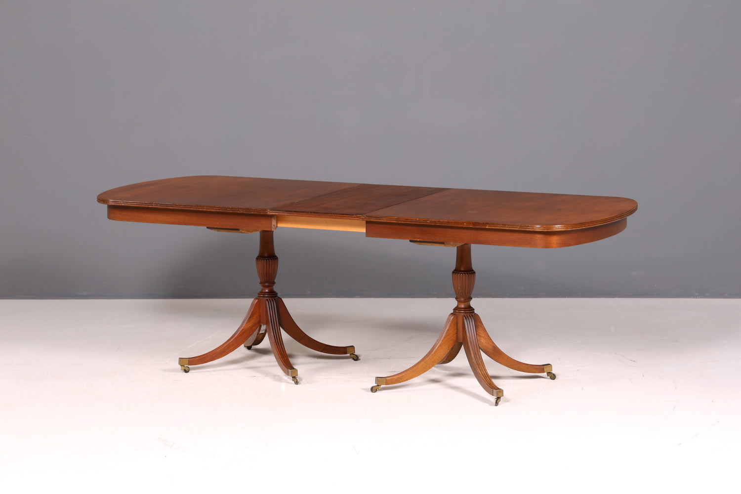 G114 Finish Wunderschöner Englischer Tisch ausziehbarer Esstisch Antik Stil 60s Küchentisch Eibe